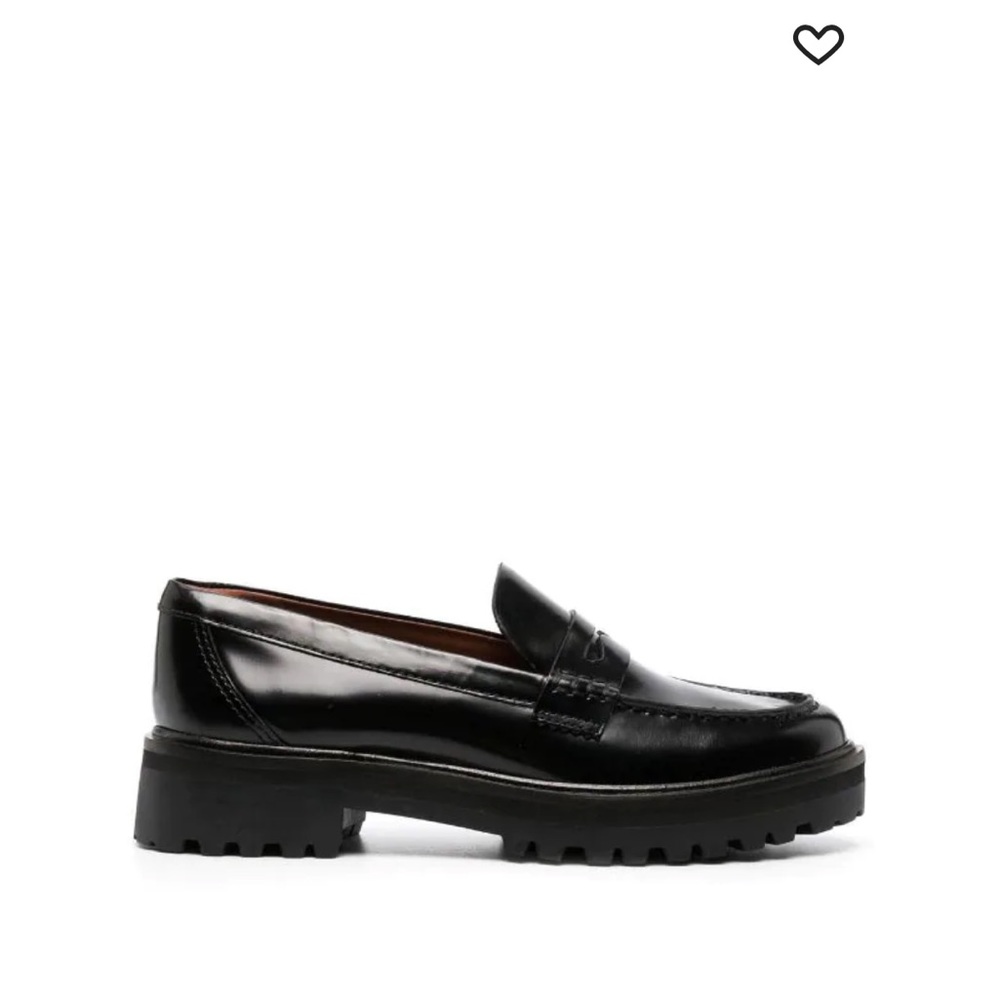Reformation Agathea chunky sole penny loafers